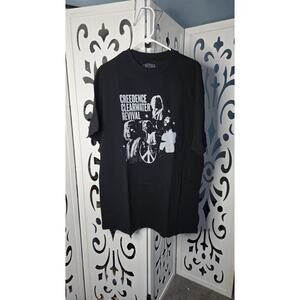 Creedence Clearwater Revival CCR Graphic T-Shirt Band Tee Black Men's XL nwot